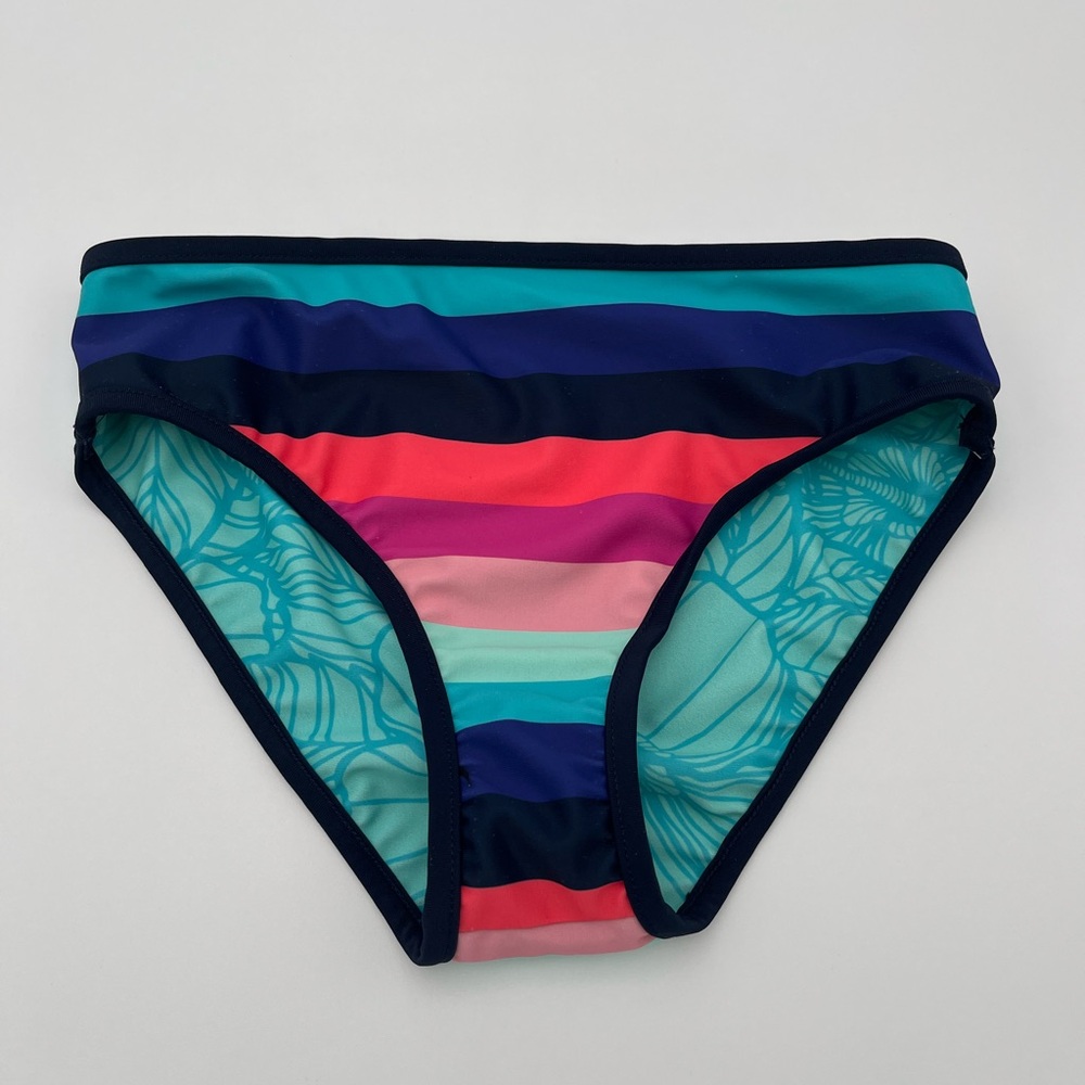 Eddie Bauer Kids Swim Bikini - Reversible Bottom Sz SM 7/8